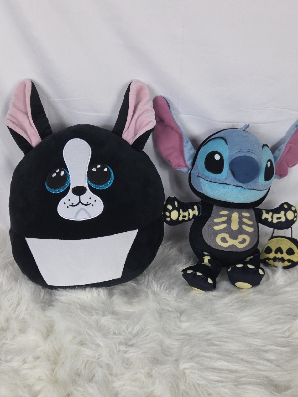 Disney & TY Kids "Tink" Dog & Stitch Plushie Bundle